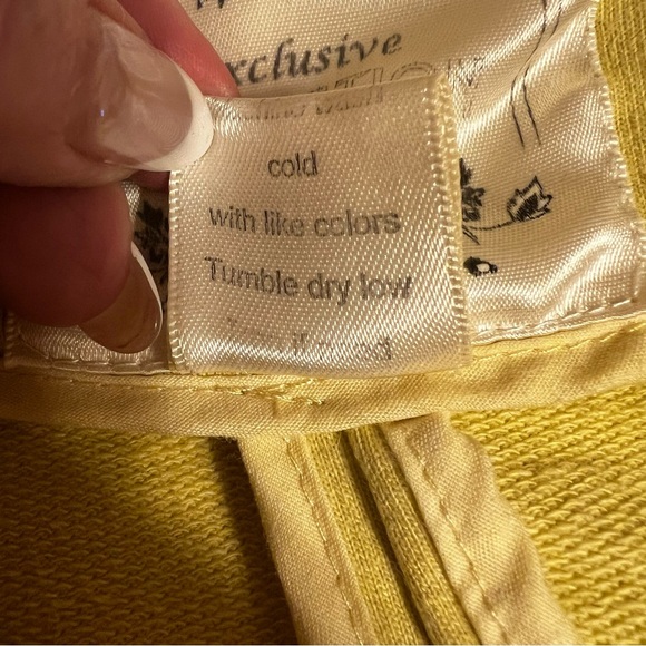 Nick & Mo Exclusive Collection Yellow Ruffle Hem Blazer Sz L - Picture 4 of 13